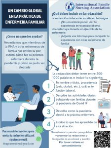 Recruitment flyer written in Spanish.