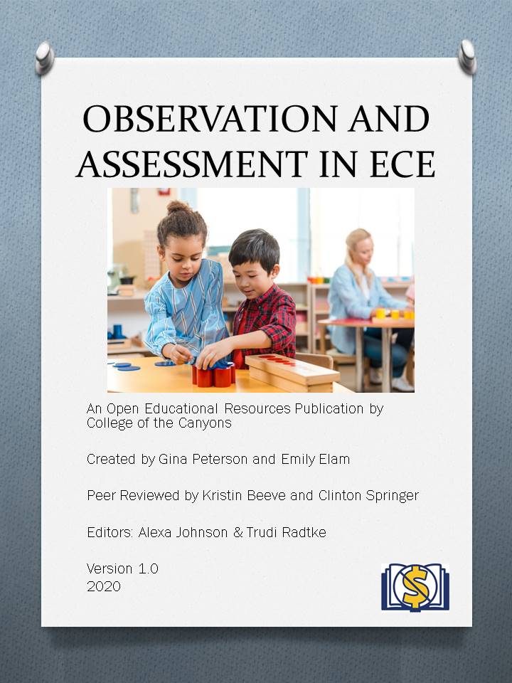 Cover image for Observation and Assessment in Early Childhood Education