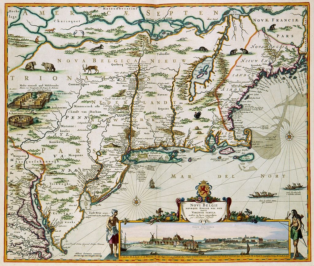 New Netherland map