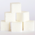 stack of sugar cubes