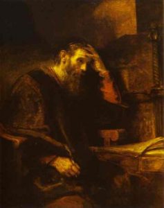 Apostle Paul, Rembrandt, 1657