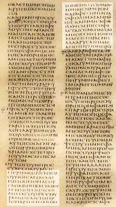 From the British Library, Codex Sinaiticus is a fourth century manuscript of the Greek Old Testament, the New Testament, the Epistle of Barnabas, and the Shepherd of Hermas on parchment