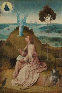 Saint John on Patmos, 1505, by Hieronymus Bosch