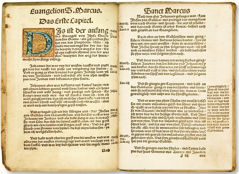 Luther Bible double page
