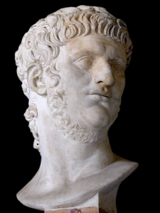 Bust of Emperor Nero at Musei Capitolini, Rome