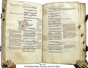 The Rebdorf Psalter: Book of Psalms with Gloss by Anselm of Laon. From the Schøyen Collection. Date12th century
