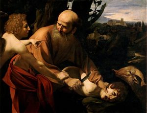 Sacrifice of Isaac Caravaggio, 1603