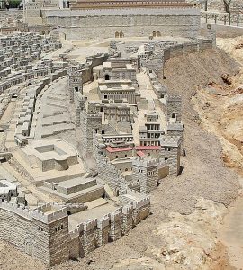 The Second Jerusalem Temple. Model in the Israel Museum.