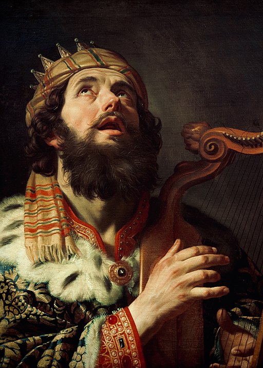 King David Playing the Harp (1622) by Gerard van Honthorst