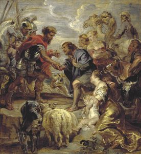 The Reconciliation of Jacob and Esau, as in Genesis 33, Peter Paul Reuben, 1624