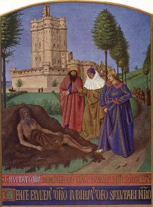 Jean Fouquet, Job and his False Comforters between 1452 and 1460 illumination