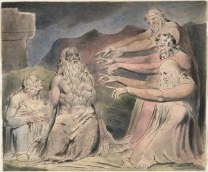 William Blake Job's Evil Dreams (illustration) 1821