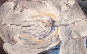 God answers Job from the Whirlwind 1803-05 William Blake