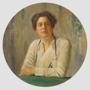 Painted image of Lillian Wald